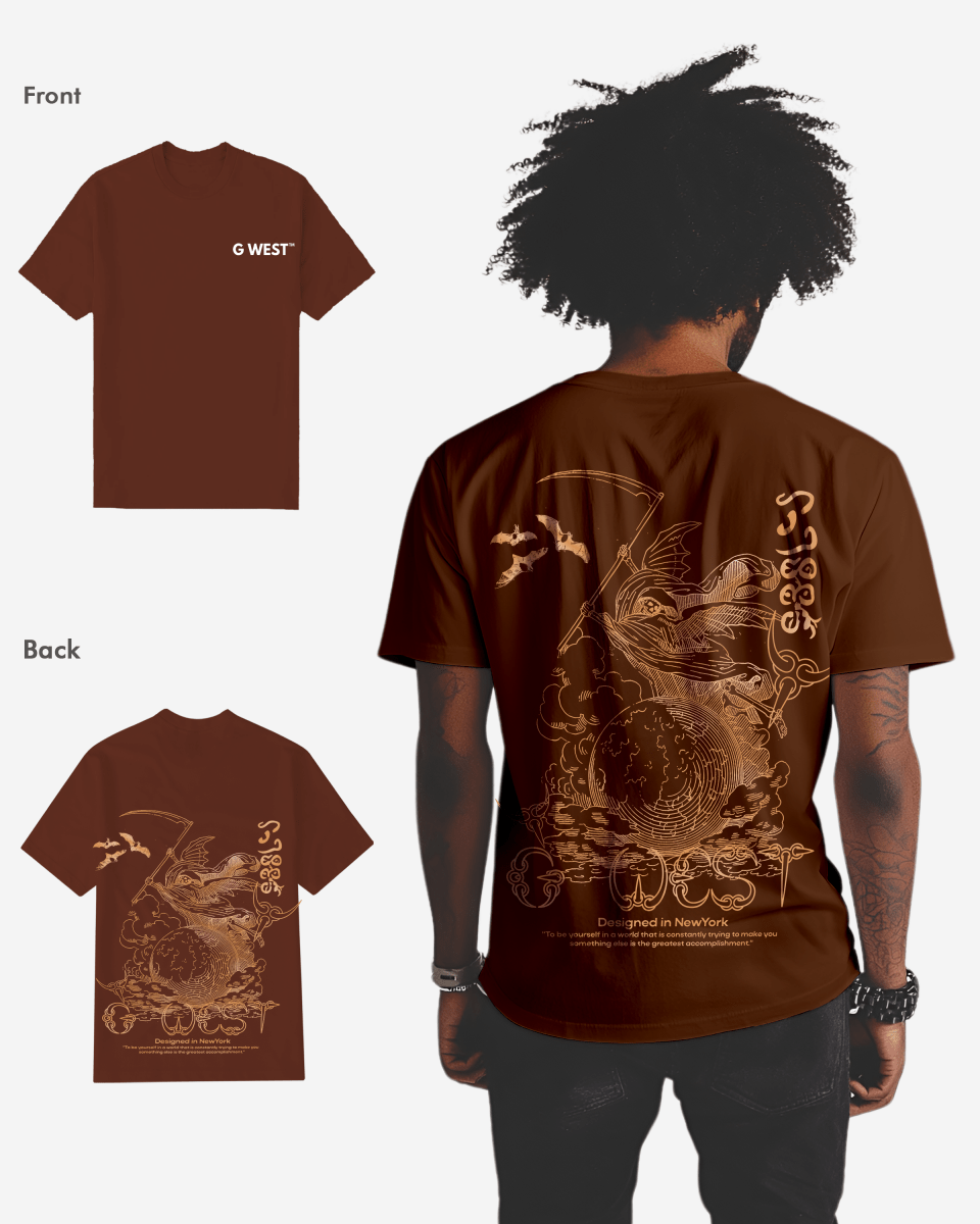 G West Regular Fit Reaper World T-Shirt