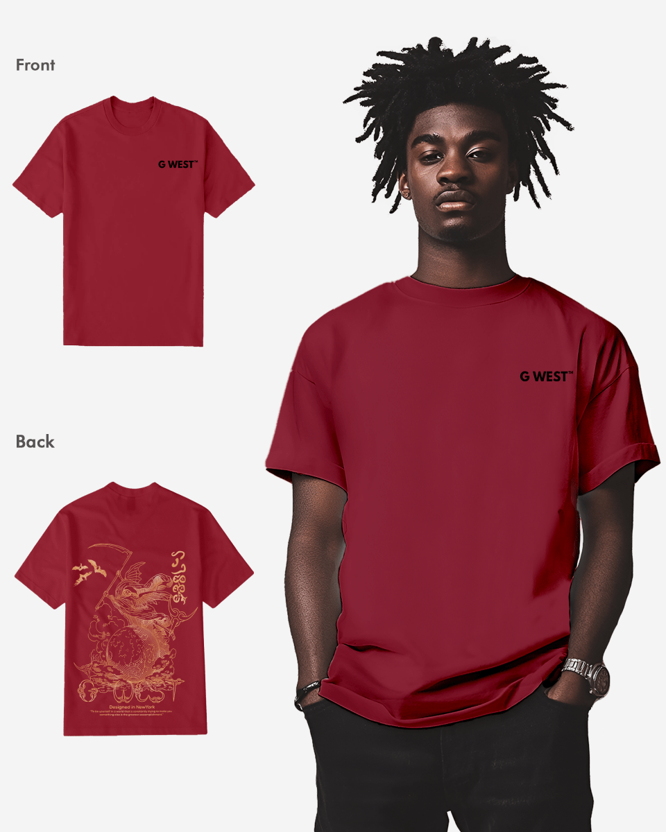 G West Regular Fit Reaper World T-Shirt