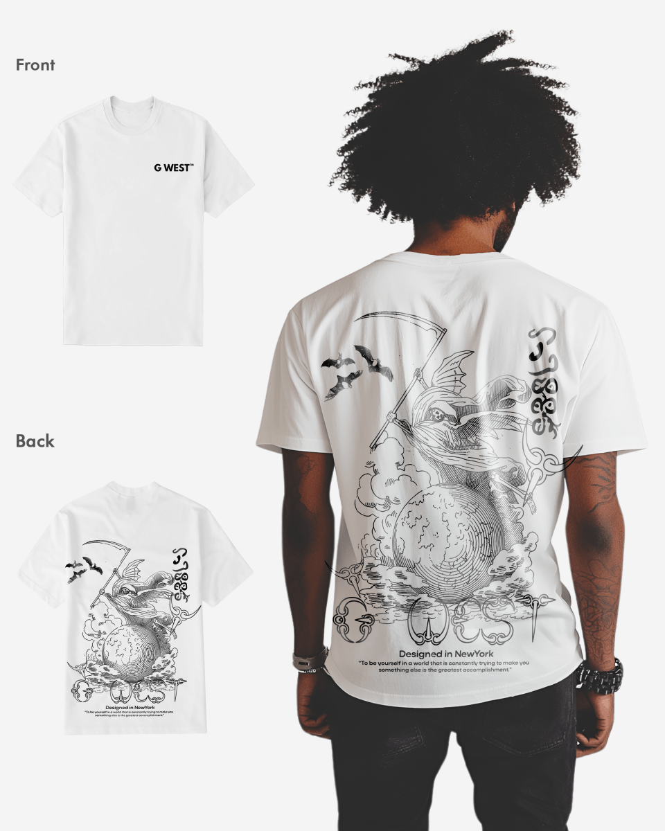 G West Regular Fit Reaper World T-Shirt