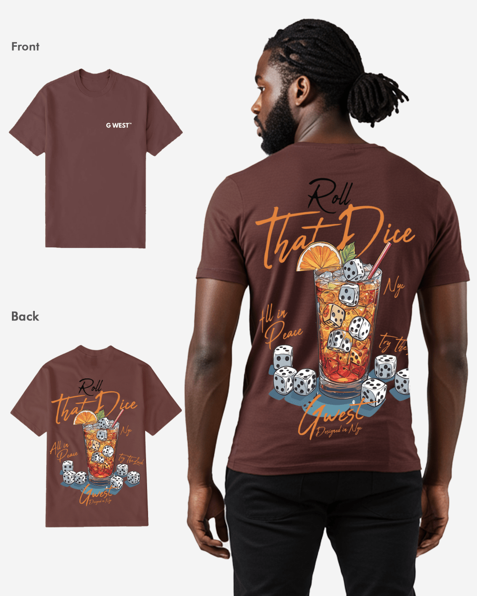 G West Regular Fit Roll That Dice T Shirt