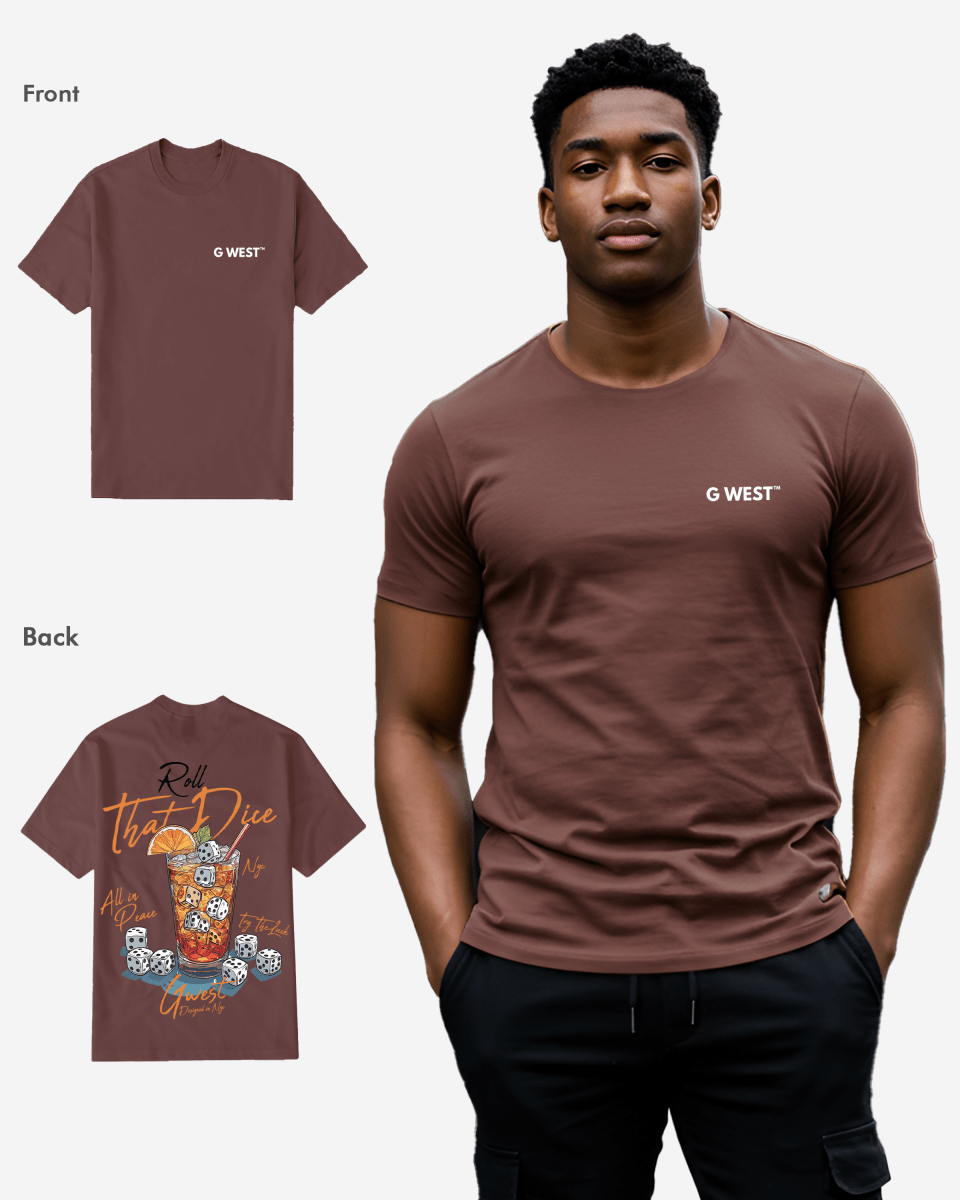 G West Regular Fit Roll That Dice T Shirt