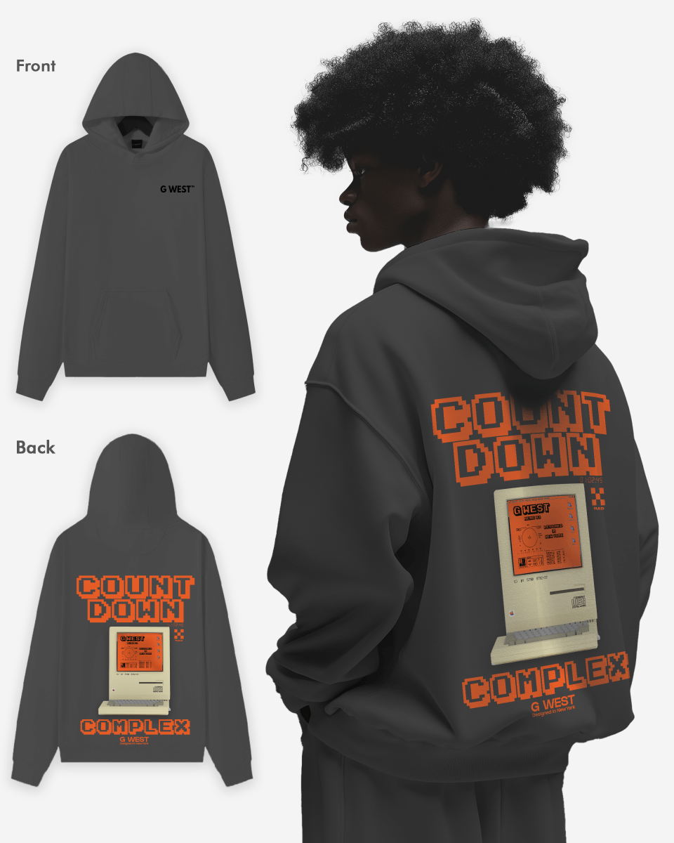 G West Retro Pc Heavy Premium Hoodie