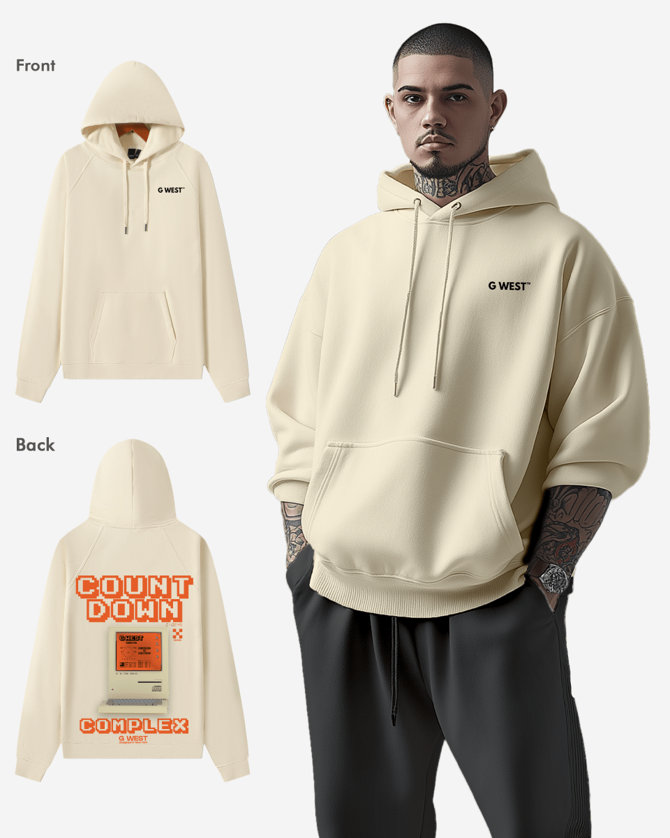 G West Retro Pc Heavy Premium Hoodie