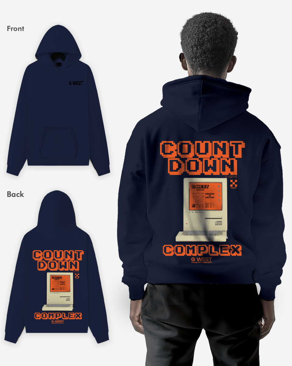 G West Retro Pc Heavy Premium Hoodie