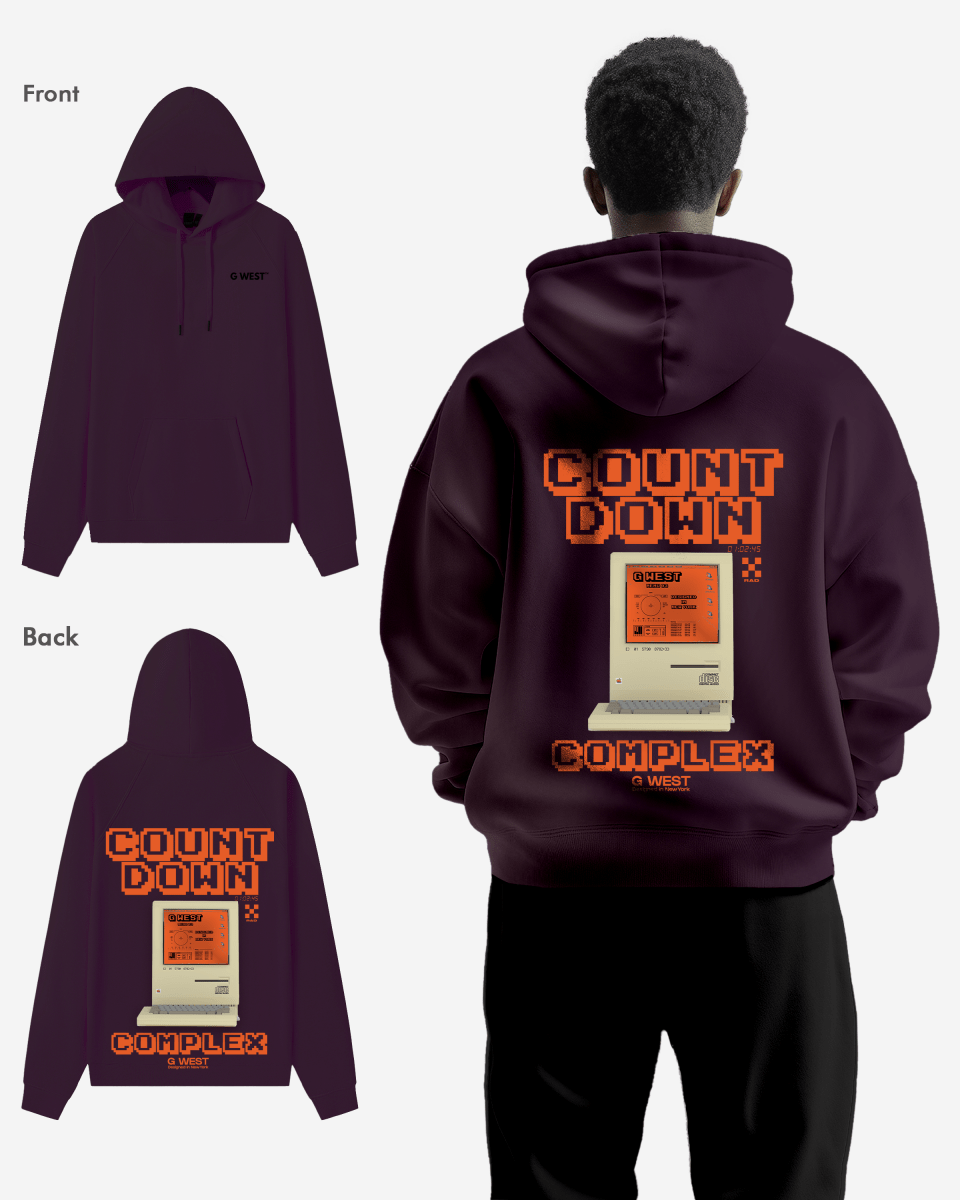 G West Retro Pc Heavy Premium Hoodie