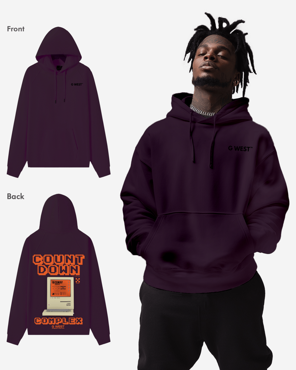 G West Retro Pc Heavy Premium Hoodie