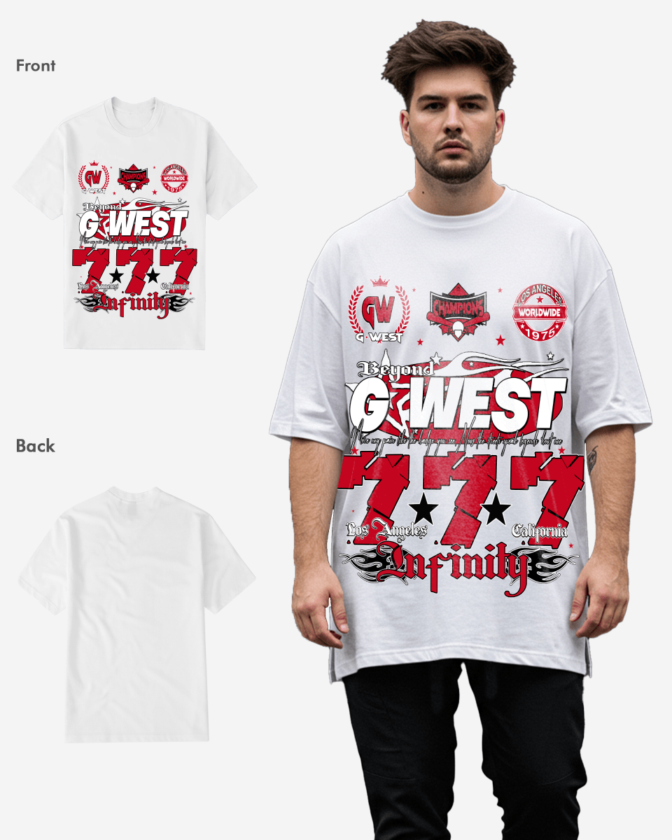 G West Rhinestone 777 Big and Tall Tee