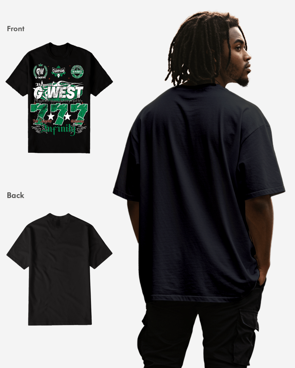 G West Rhinestone 777 Tee Big and Tall