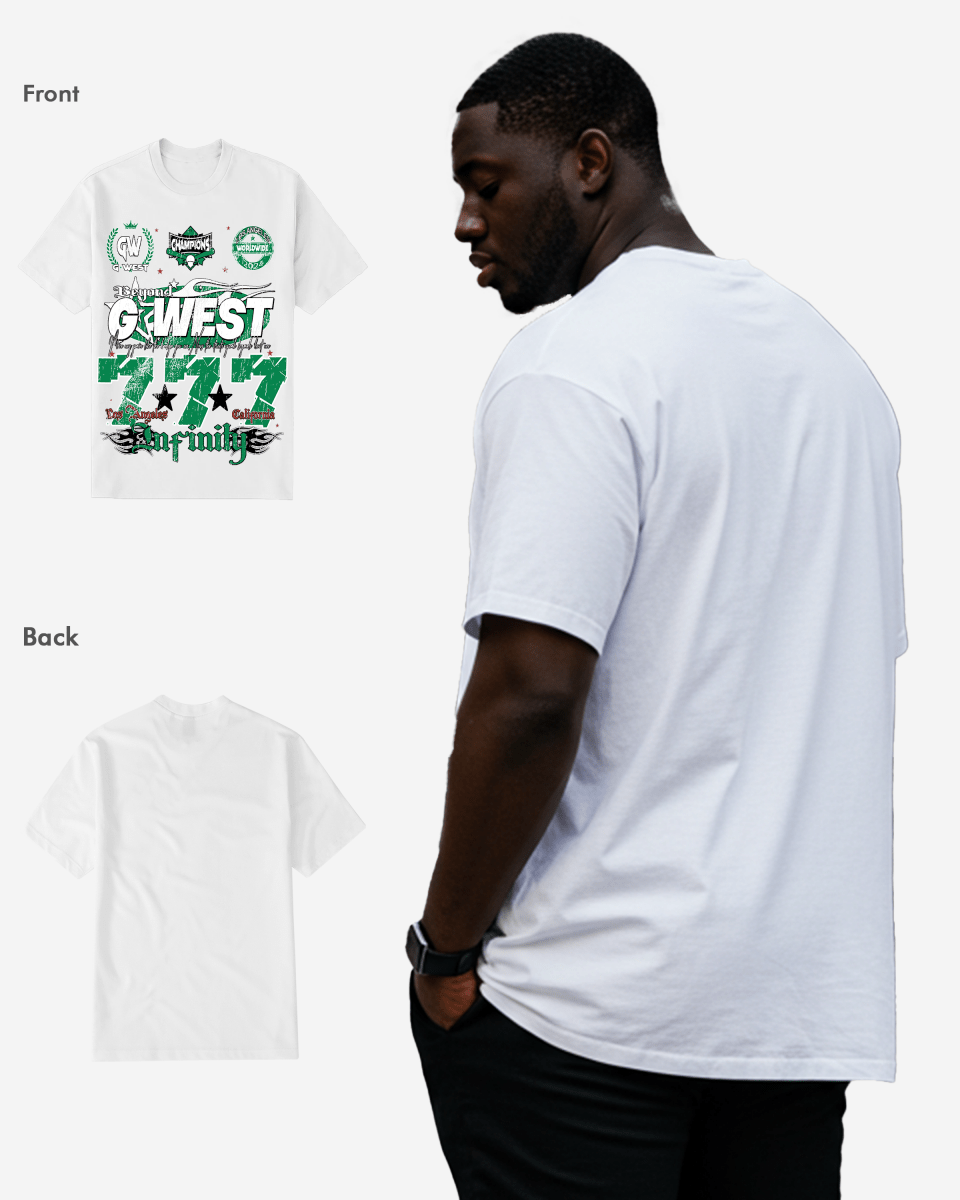 G West Rhinestone 777 Tee Big and Tall