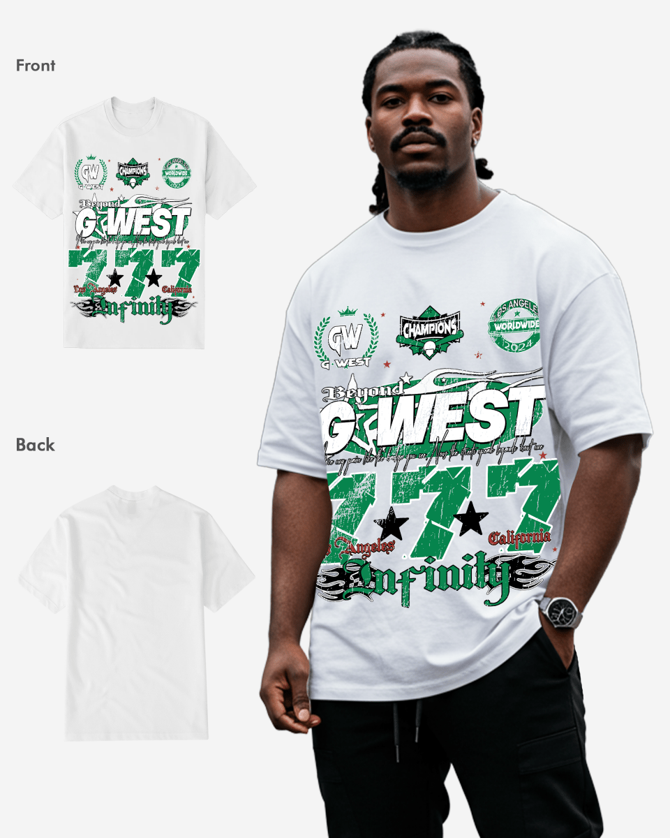 G West Rhinestone 777 Tee Big and Tall