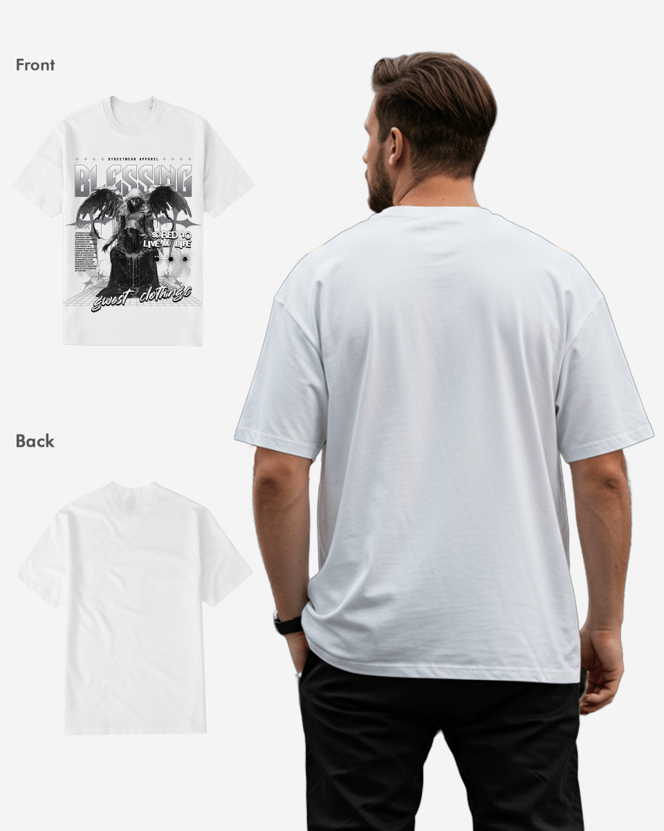 G West Rhinestone Blessing Tee Big and Tall