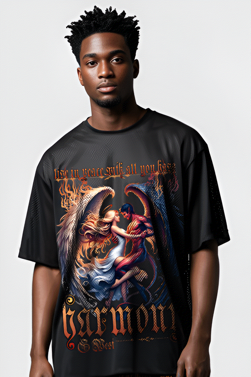 G WEST RHINSTONE HARMONY 3/4 SLEEVES MESH SHORT SET