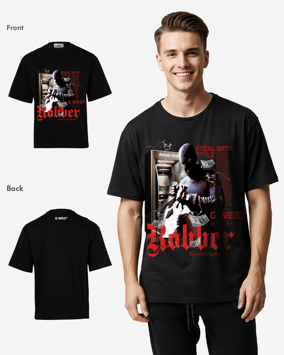 G-WEST ROBBER OVERSIZED TEE
