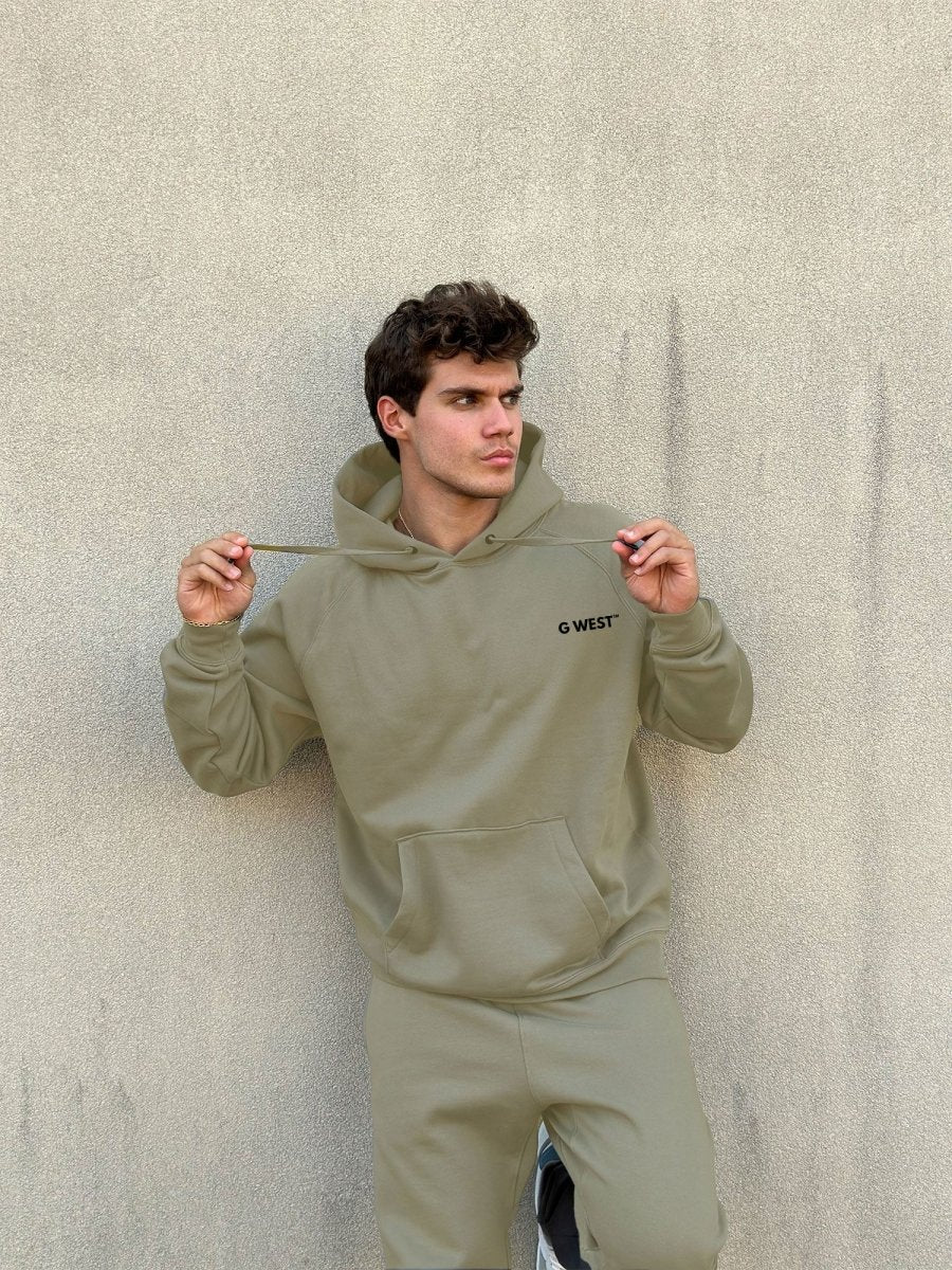 G West Rose Skull Heavy Premium Hoodie