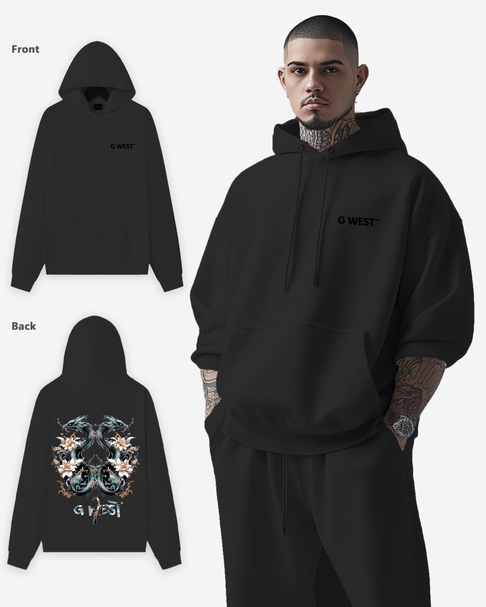 G West Shadow Dragon Oversize Hoodie