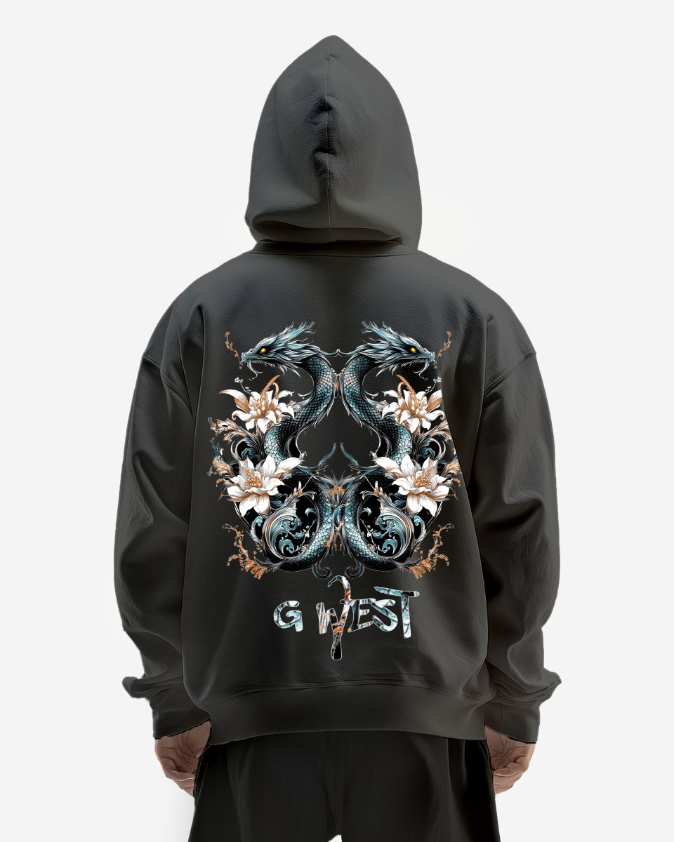 G West Shadow Dragon Oversize Hoodie