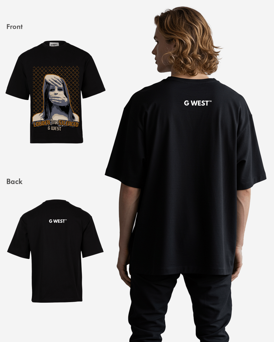 G-WEST Silent Gaze Oversized Tee