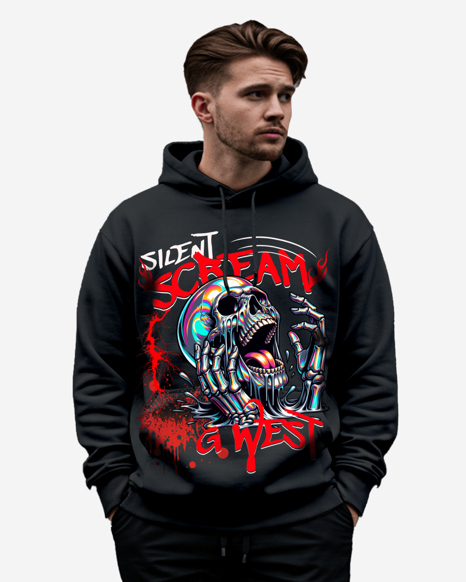 G WEST SILENT SCREAM HOODIE Big and Tall