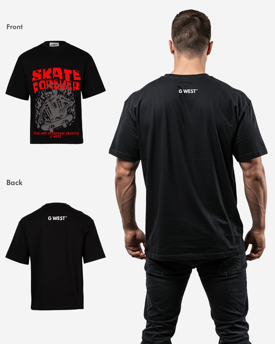 G-WEST SKATE FOREVER OVERSIZED TEE
