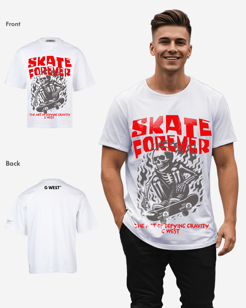 G-WEST SKATE FOREVER OVERSIZED TEE