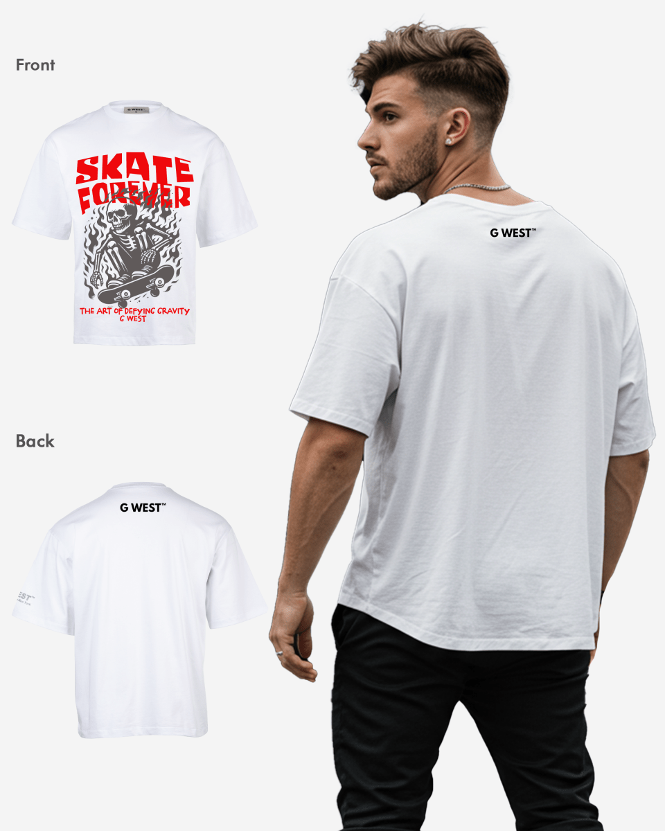G-WEST SKATE FOREVER OVERSIZED TEE