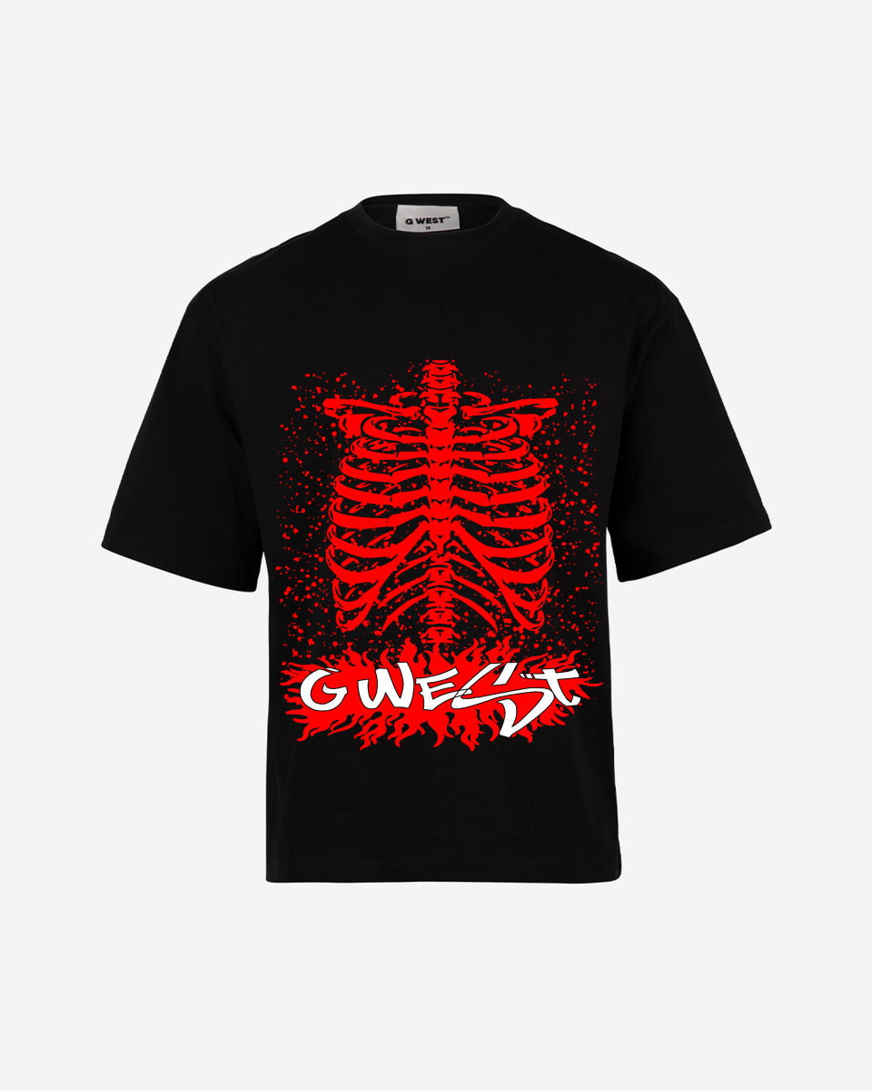 G West Skeleton Body Oversized Tee
