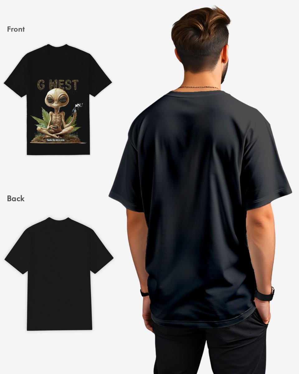G West Smoking Alien Tee