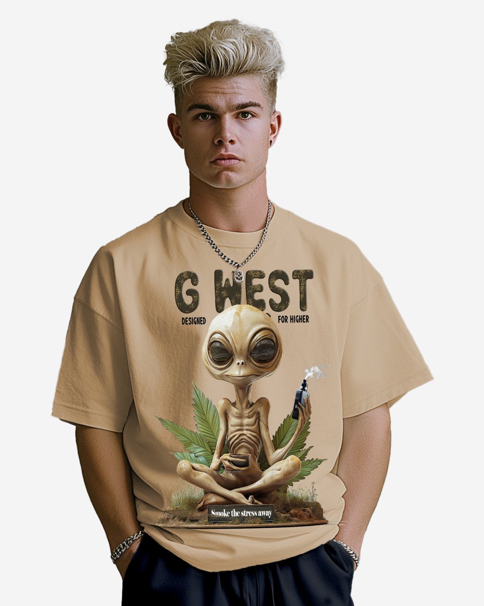 G West Smoking Alien Tee