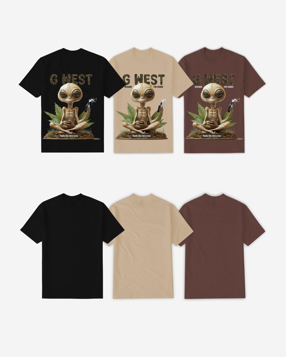 G West Smoking Alien Tee
