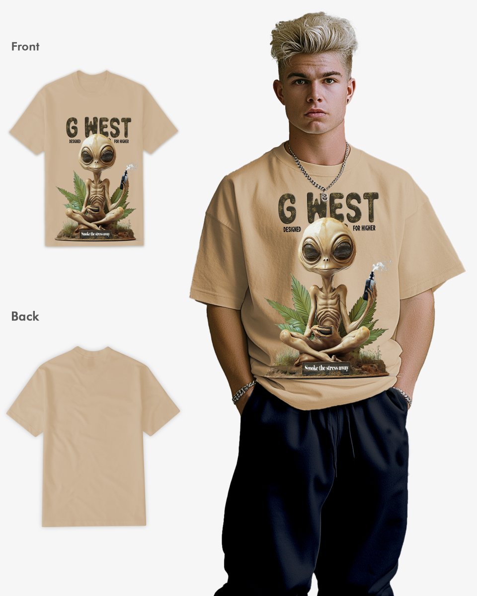 G West Smoking Alien Tee