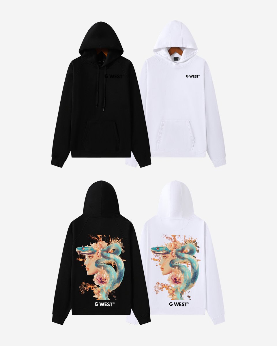G West Snake Lady Oversize Hoodie