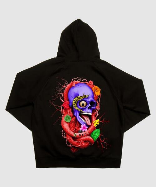 G West Snake Skull Hoodie Mens Style : Gwhlhd9002 - 3 Colors