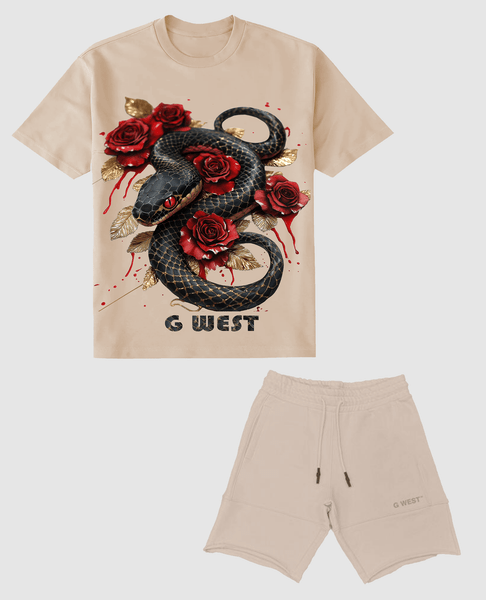 G West Snake Tee and Short Set