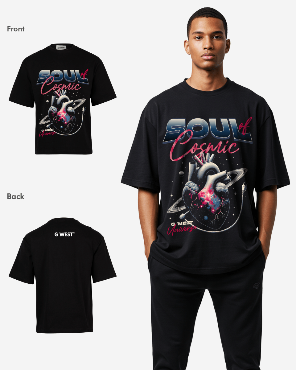 G-WEST SOUL OF COSMIC OVERSIZED TEE