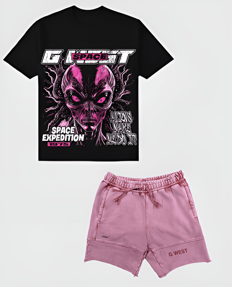 G West Space Expedition Oversized Tee & Short Set