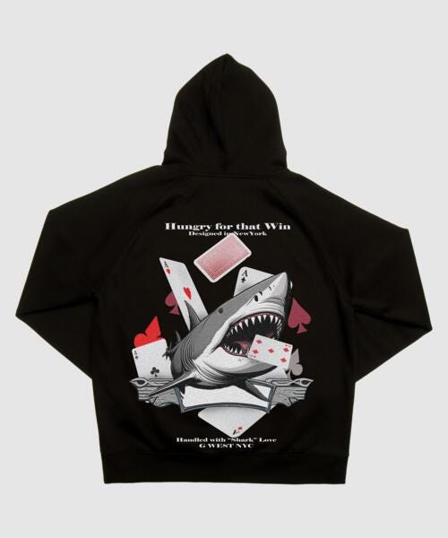 G West Spade Of Sharks Hoodie : Gwhlhd9024 - 5 Colors