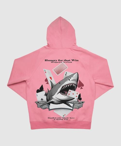 G West Spade Of Sharks Hoodie : Gwhlhd9024 - 5 Colors