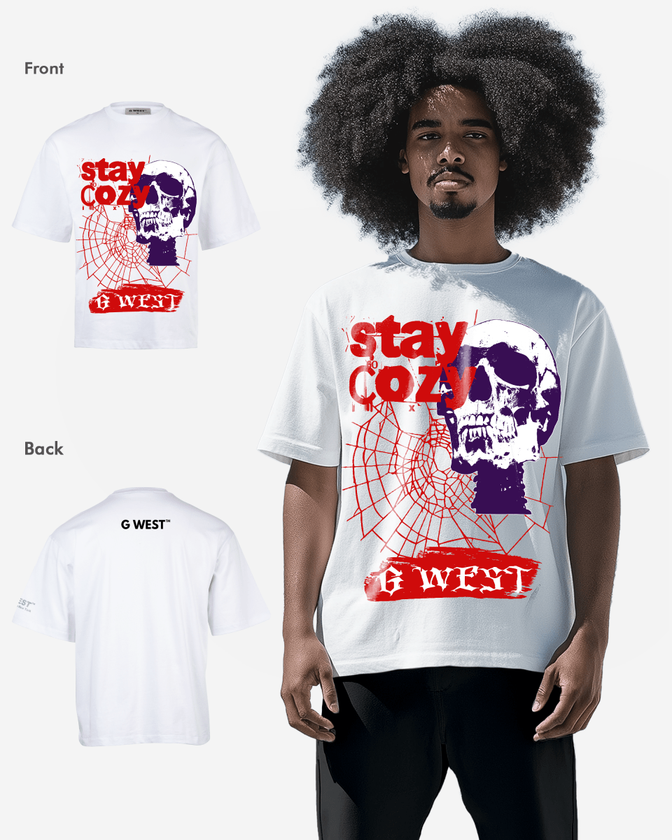 G-WEST STAY COZY OVERSIZED TEE