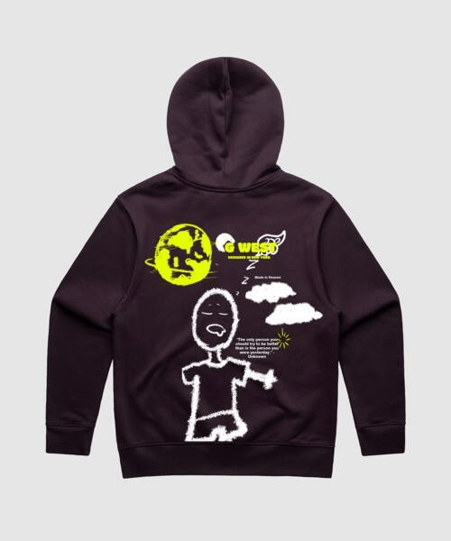 G West Stick Figure Heavy Premium Hoodie