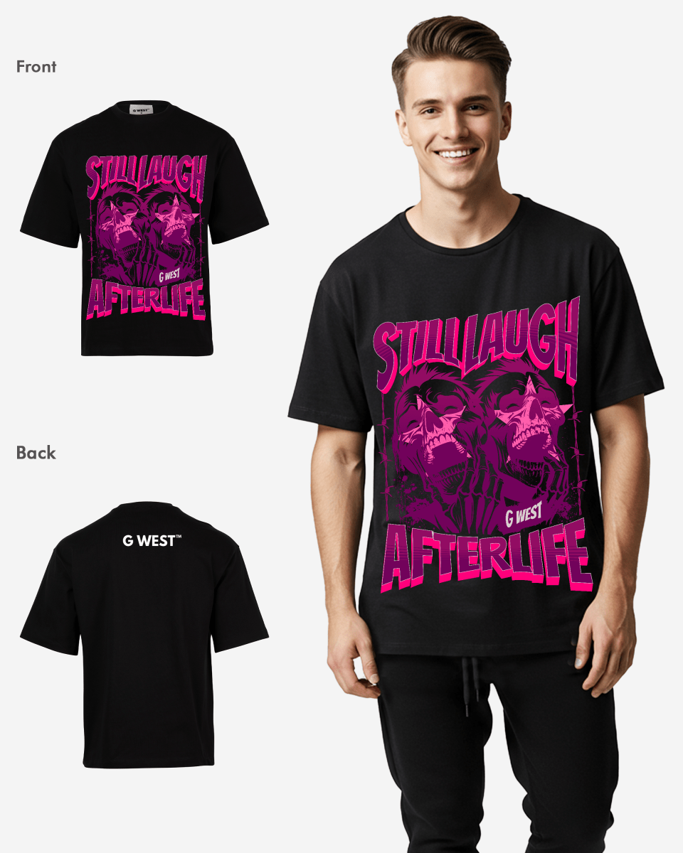 G-WEST STILLLAUGH AFTERLIFE OVERSIZED TEE
