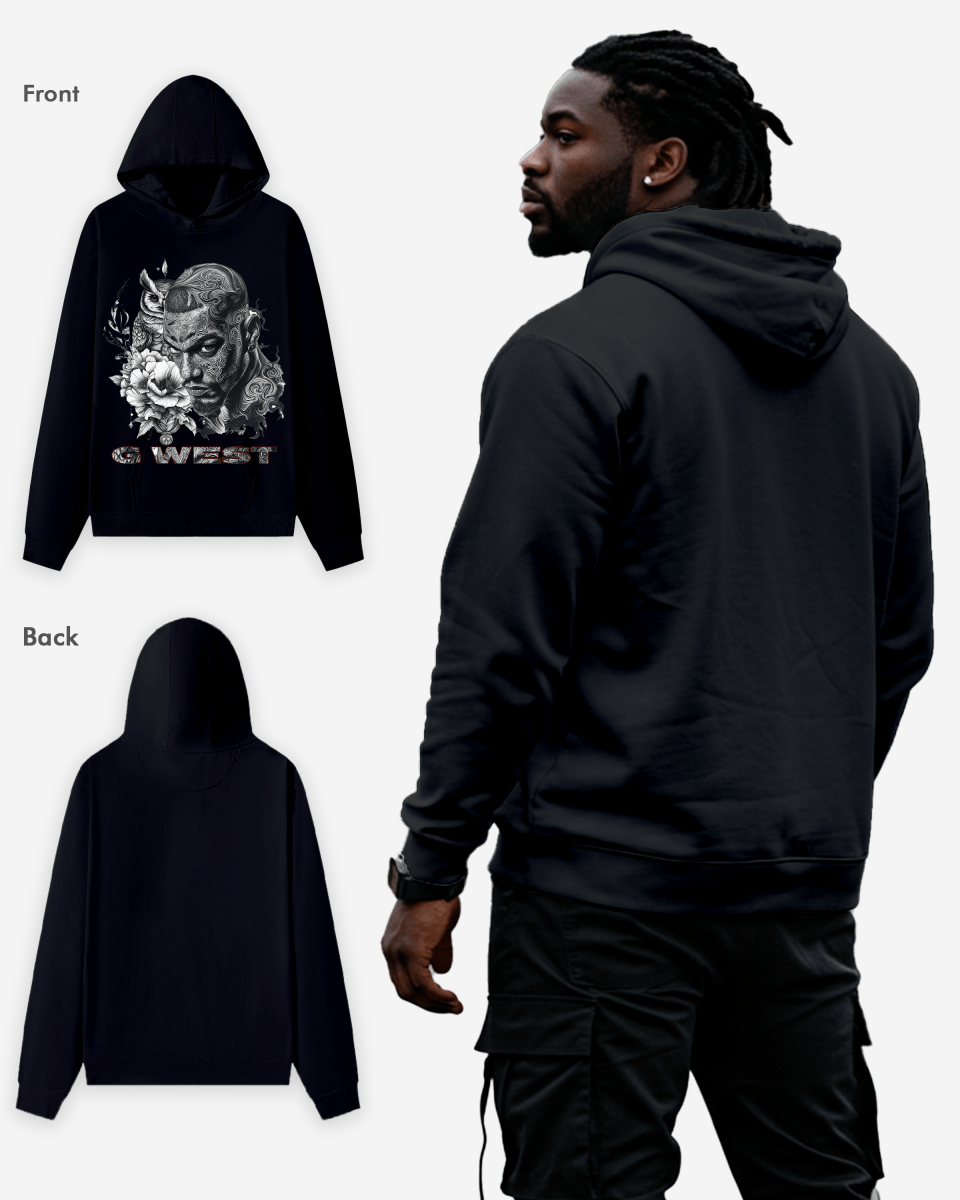 G WEST STREET OWL HOODIE Big and Tall