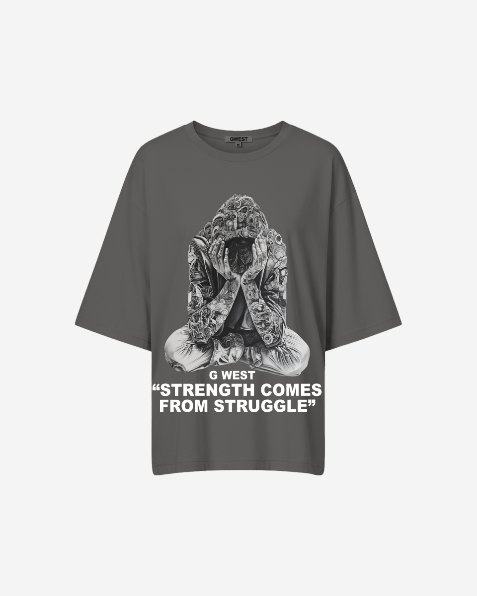 G West Strength Come From Struggle Oversized Tee - Women
