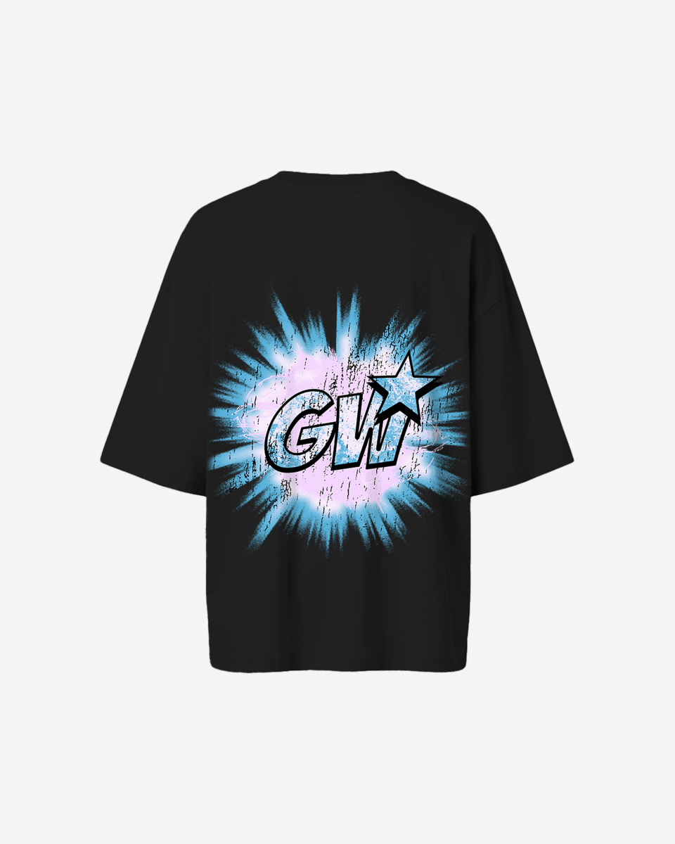 G West Supernatural Acid Wash Premium Oversized Tee - WOMEN