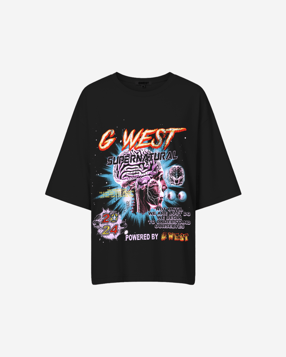 G West Supernatural Acid Wash Premium Oversized Tee - WOMEN