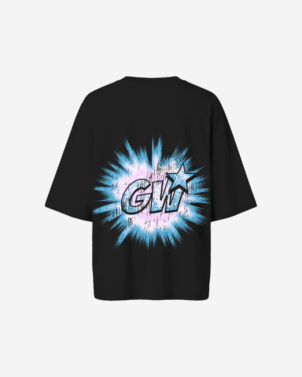 G West Supernatural Acid Wash Premium Oversized Tee - WOMEN