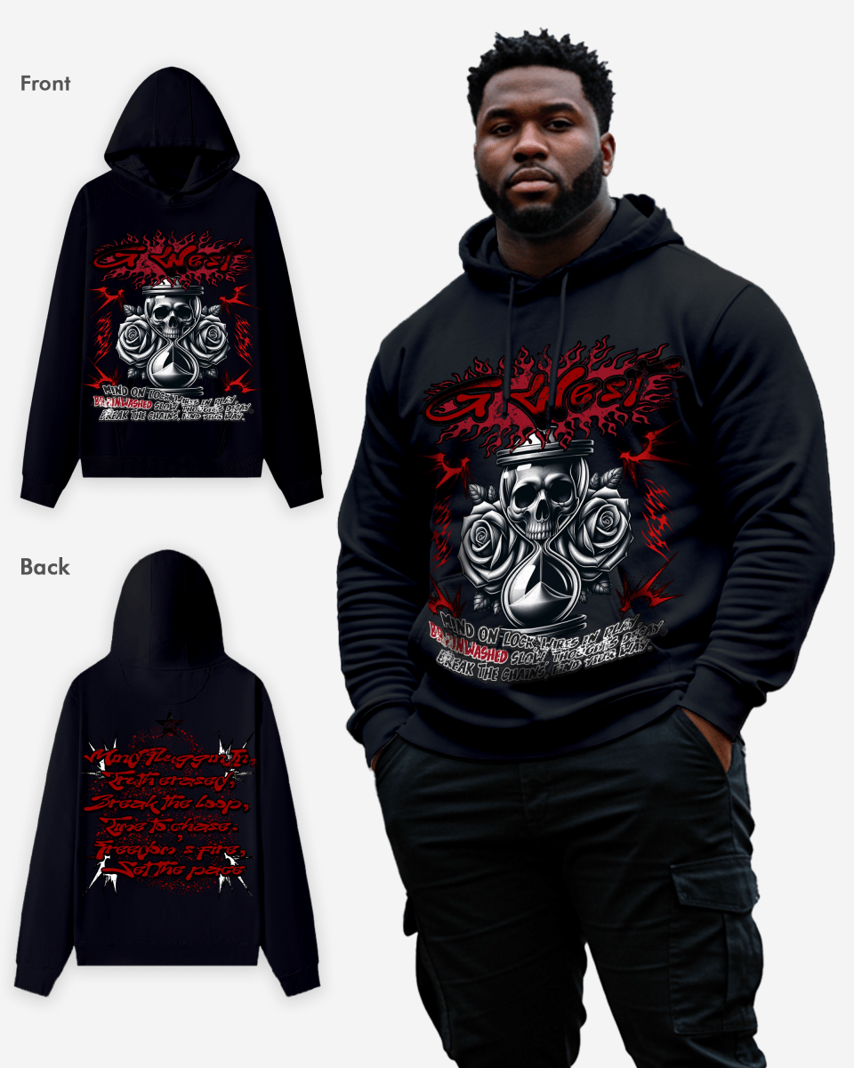G WEST SWAYED HOODIE Big and Tall