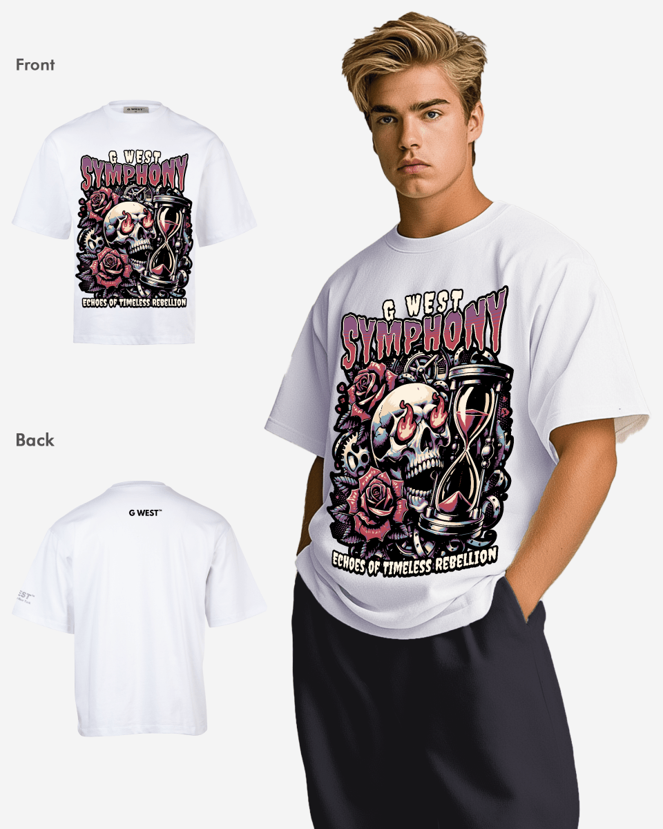 G-WEST SYMPHONY Oversized TEE