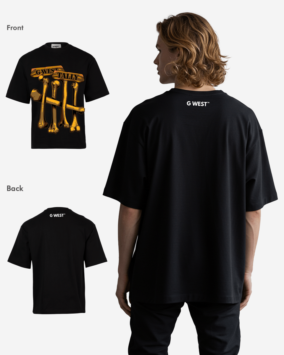G WEST TALLY OVERSIZED TEE