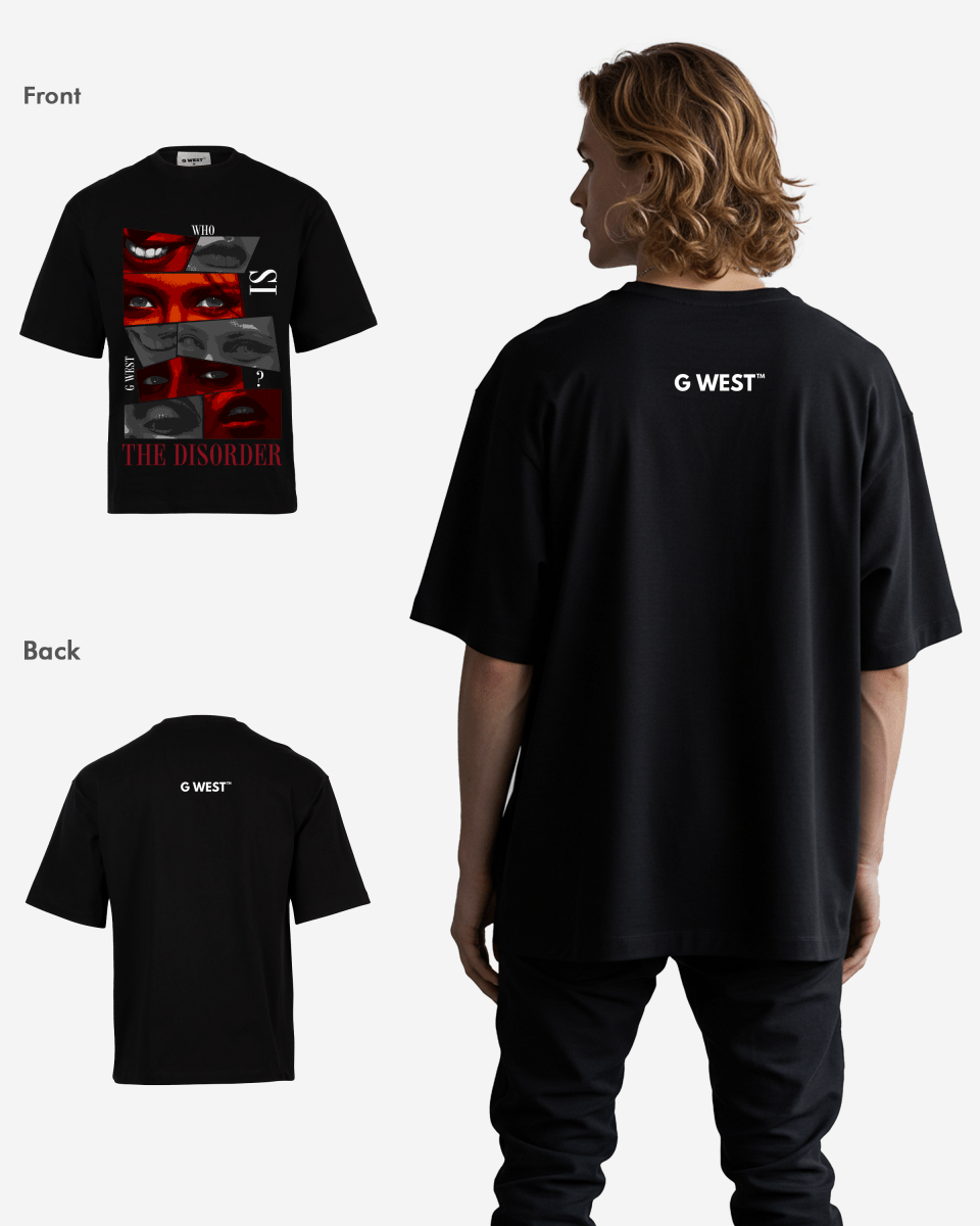 G-WEST The DisorderOversized Tee