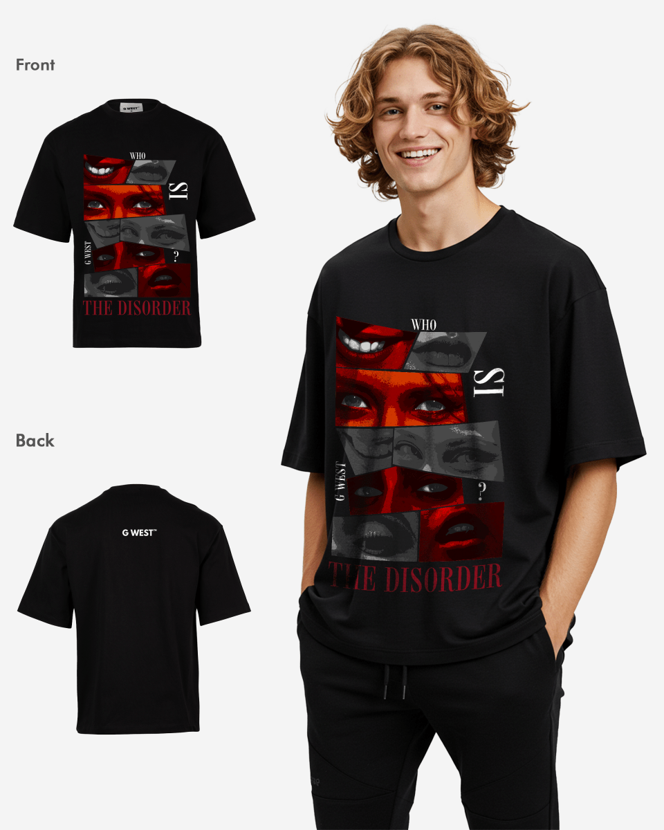 G-WEST The DisorderOversized Tee